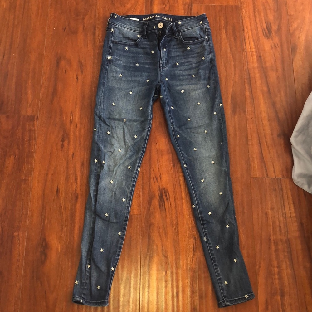 American Eagle star high rise jeggings